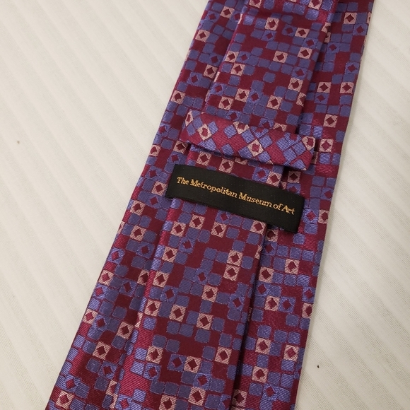 Metropolitan Museum of Art 100% Silk Tie, Made In Italy, Classic, Business - Picture 3 of 6